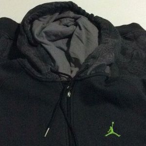 Jordan hoodie double zipper